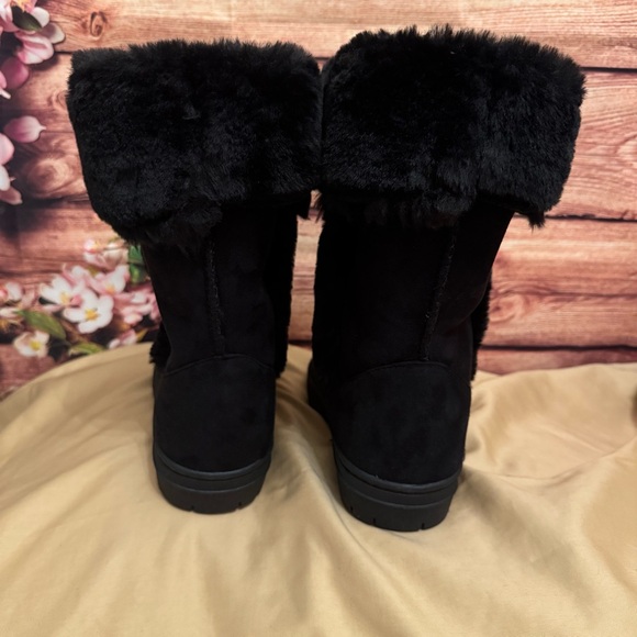 Style & Co. Black Witty Winter Boots with Plush Lining - Picture 4 of 5